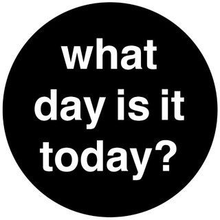 Логотип @today_istheday - Какой сегодня день?