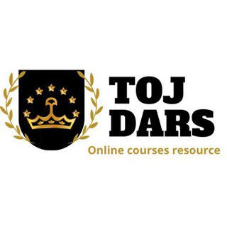 Логотип @tojdars - TojDars - online courses resource