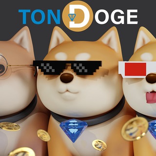 Логотип @tondogeofficial - TON DOGE COIN & NFT