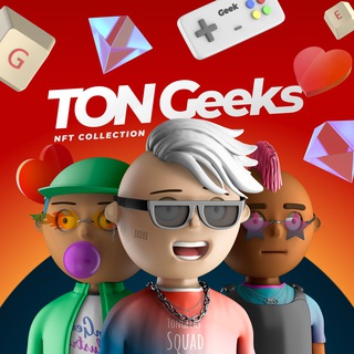 Логотип @tongeeks_ru - TON Geeks RUS