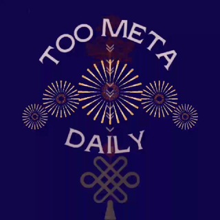 Логотип @toometadaily - Too Meta Daily