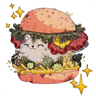 Логотип @toosmol - два весёлых котёнка гриль