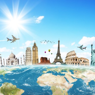 Логотип @tourwrld - Туризм | Мир | Достопримечательности