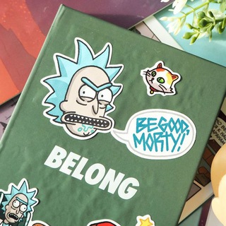 Логотип @tovariricka - Наука с Риком - Стикеры и всякое