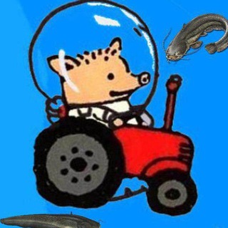 Логотип @tractorfloood - Подводный трактор :: IT IS FINE