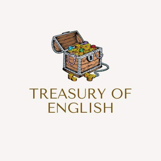 Логотип @treasury_of_english - Treasury of English