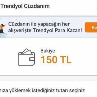 Логотип @trendyol150tlkaznma - TRENDYOL 150TL KAZANMA