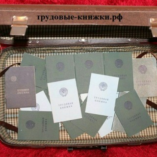 Логотип @trudovaya_knizhka - Трудовая книжка старого образца, купить трудовую книжку