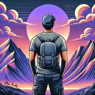 Логотип @tuda_channel - Туда! ✈️ 🌄