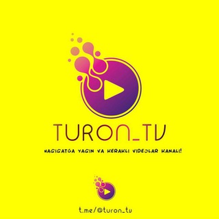 Логотип @turon_tv - "TURON_TV” OFFICIAL