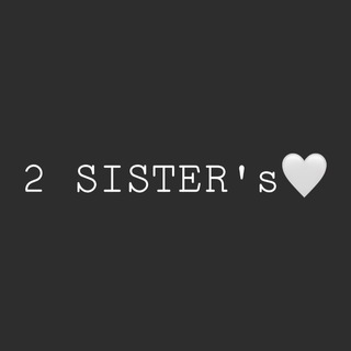 Логотип @two_sisters_two - 2 sister’s 🖤