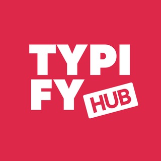 Логотип @typifyhub - TYPIFY / дизайн хаб