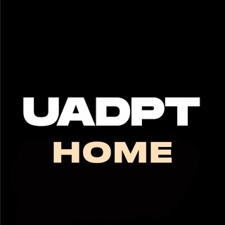 Логотип @uadpt_home - UADPT I HOME 🏡