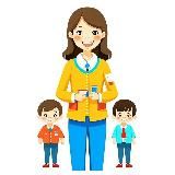 Логотип @ucheba_pedagog_predschool - Воспитатель и точка