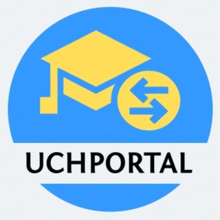 Логотип @uchitelukz - UCHPORTAL 📘