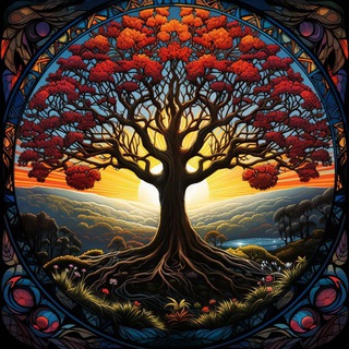 Логотип @ukrainiannativefaith - ꑭ Київська громада українських рідновірів ᛟᛉ