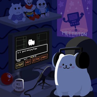 Логотип @undertale_content - Андертейл ❤️🧡💛💚🩵💙💜🩷🖤🩶🤍