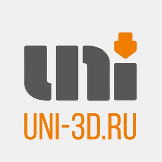 Логотип @uni3dchat - UNI