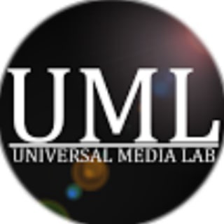Логотип @unimedialab - UML / ЮНИМЕДИАЛАБ / UNIMEDIALAB / Universal Media Laboratory