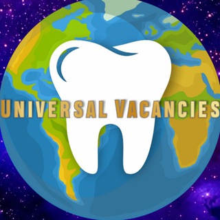 Логотип @universalvacancies_stom - Чат вакансий для стоматологов UNIVERSAL VACANCIES