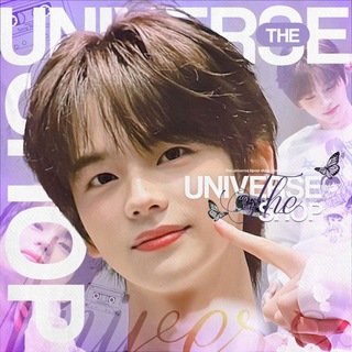 Логотип @universe_kpop_shop - THE UNIVERSE SHOP`