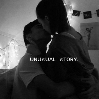 Логотип @unusual_story - ᴜɴᴜsᴜᴀʟ sᴛᴏʀʏ.