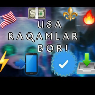 Логотип @usa_tekin_olish_faqat_bizda - Usa raqamlar bor!✳