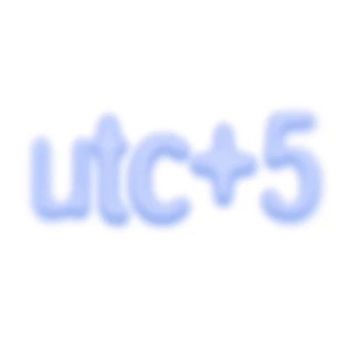 Логотип @utcfive - ㅤu t c + 5