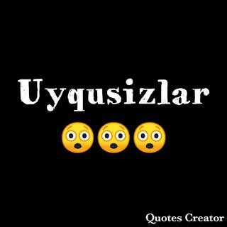 Логотип @uyqusizlar_m - Uyqusizlar Chat