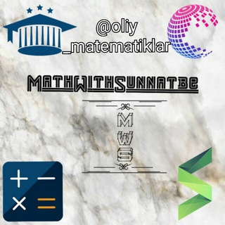 Логотип @uzb_matematiklaar - ┄┅❉ ᎷᎪͲᎬᎷᎪͲᏆᏦᎪ ❉┅┄
