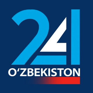 Логотип @uzbekistan24_tvnews - O'zbekiston 24 ǀ Rasmiy kanal
