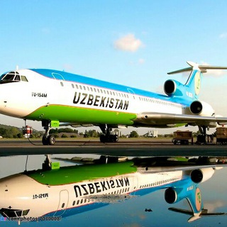 Логотип @uzbekistan_aviation - Узбекистон хаво йуллари/Uzbekistan Aviation/Авиация
