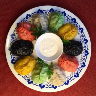 Логотип @uzfood - Узбекская Кухня 🍗