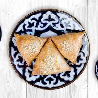 Логотип @uzfood_global - Uzbek Cuisine 🇺🇿