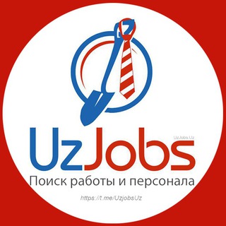 Логотип @uzjobsuz - UzJobs.uz