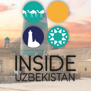 Логотип @uzosmoni_tour - Inside Uzbekistan туристическая компания