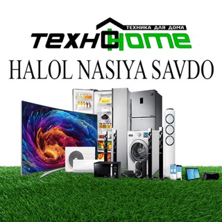 Логотип @uztexnohome - ТеxnоHome Halol Nasiya Savdo