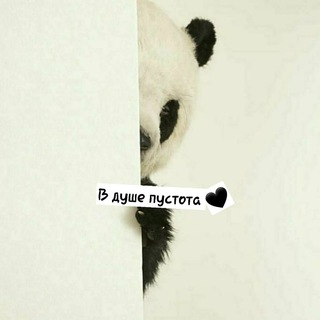 Логотип @v_dushe_pustota - В душе пустота 🖤