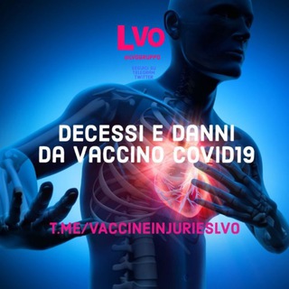 Логотип @vaccineinjurieslvo - 🟢 𝕃𝕍𝕆 - 𝕄𝕒𝕝𝕠𝕣𝕚 𝕖 𝕕𝕖𝕔𝕖𝕤𝕤𝕚 𝕚𝕞𝕡𝕣𝕠𝕧𝕧𝕚𝕤𝕚 𝕕𝕒 𝕧𝕒𝕔𝕔𝕚𝕟𝕚 ℂ𝕠𝕧𝕚𝕕 🟢