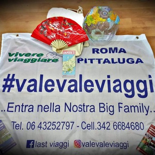 Логотип @valevaleviaggi - Offerte Vacanze e Gruppi accompagnati