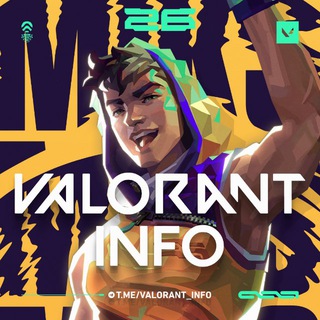 Логотип @valorant_chatru - Valorant INFO | VINFO Chat 🌻