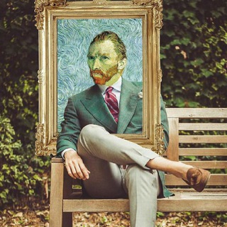 Логотип @vangoghsear - Ухо ван Гога