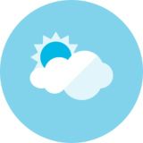 Логотип @vapogoda - Ваша погода.