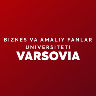 Логотип @varsovia_uz - "Varsovia" Biznes va Amaliy Fanlar Universiteti Andijon Filiali