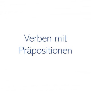 Логотип @verben_mit_pr - Verben mit Präpositionen