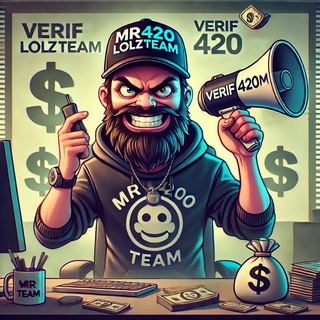 Логотип @verif420team - 👩🏻‍💻Заработок с 𝟘𝟜:𝟚𝟘 ᶜᴴᴬᵀ