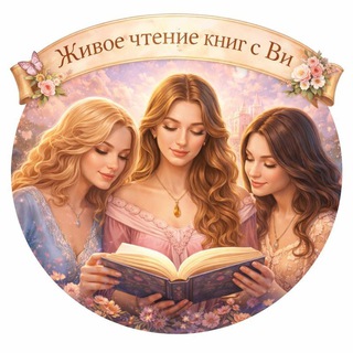 Логотип @vi_readingclub - Живое чтение книг с Ви