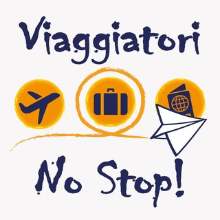 Логотип @viaggiatorinostop - Viaggi low cost - Viaggiatori No Stop!