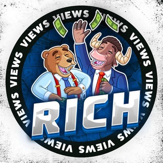 Логотип @viewsrichtg - RICH 👁️ VIEWS