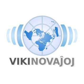 Логотип @vikinov - Vikinovaĵoj en Esperanto